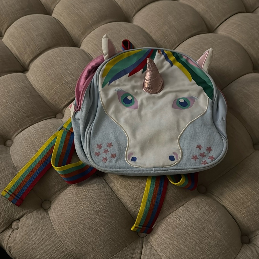 Paperchase unicorn backpack.